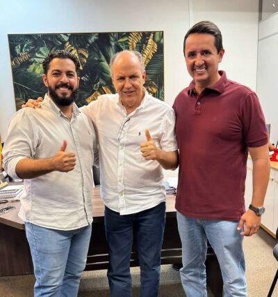 Imagem da notícia Deputado estadual Junior Mochi cumpre agenda em Cassilândia ao lado do prefeito Rodrigo Freitas